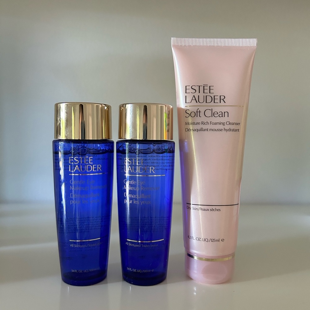Estee Lauder FULL SIZE cleanser and make up removers